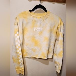 Vans Off the Wall cropped tie dye